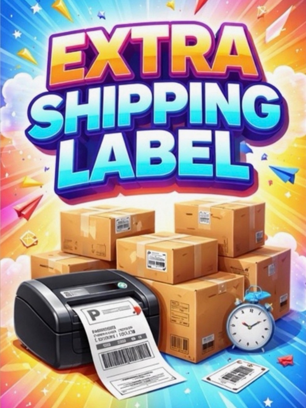 Extra Shipping Label